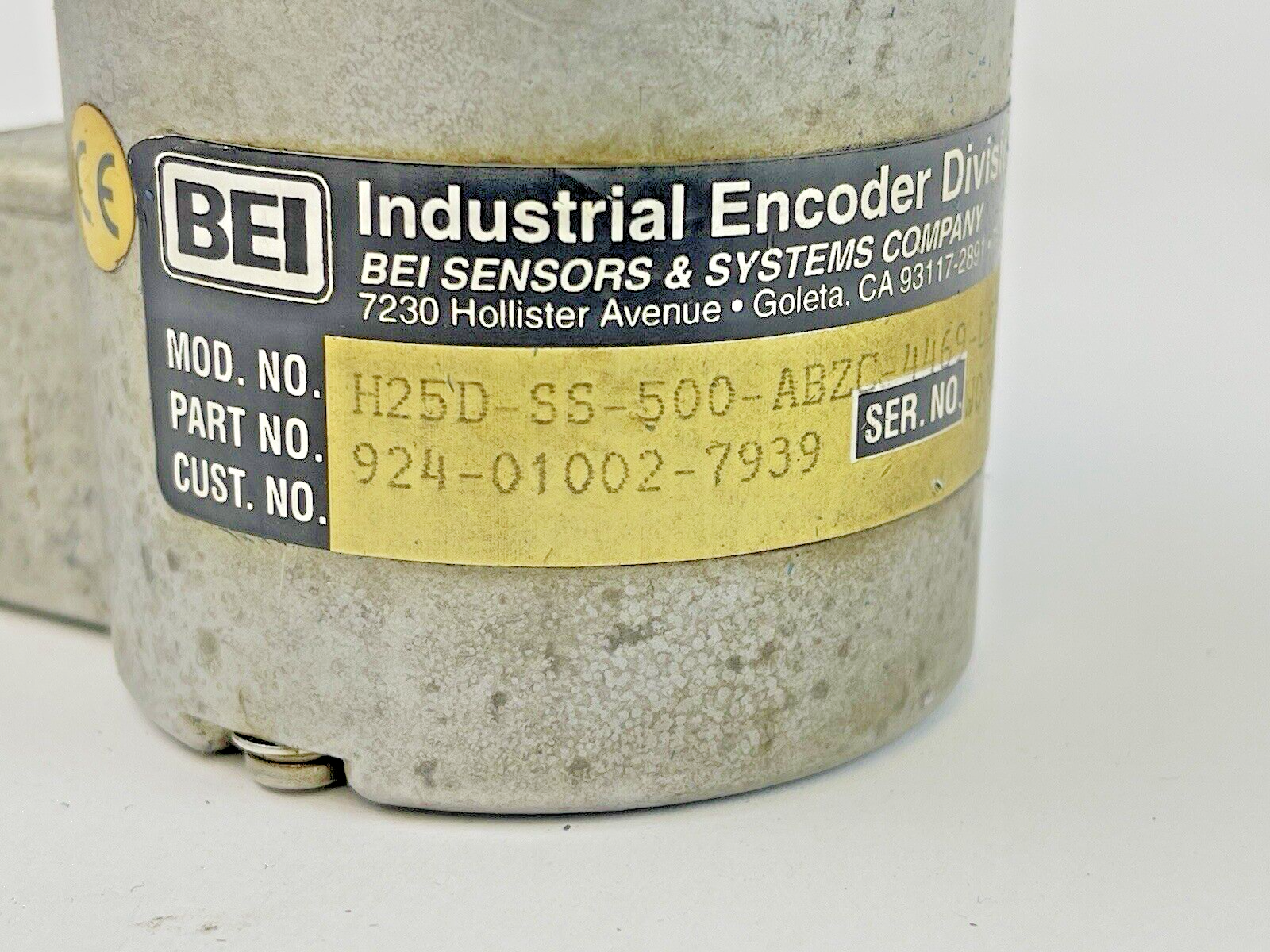 BEI - H25D-SS-500-ABZC-4469-LED-SM18-S - ENCODER - 5-24 VDC - 924-01002-79391