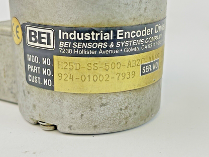 BEI - H25D-SS-500-ABZC-4469-LED-SM18-S - ENCODER - 5-24 VDC - 924-01002-79391