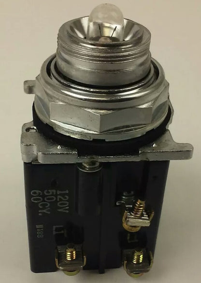 CUTLER HAMMER, 10250T221 PRETEST LIGHT, 120V, 50/60HZ,TRANS.-1 HOLE MTG2