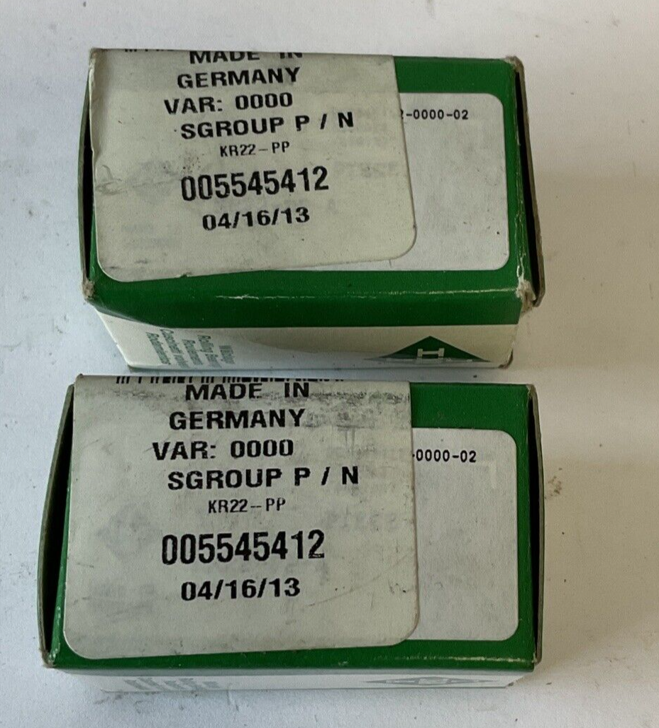 INA KR22-PP CROWNED FOLLOWER STUD/ CAM FOLLOWER***LOTOF2***0