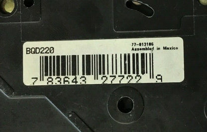 SIEMENS BQD220 CIRCUIT BREAKER 20AMP2