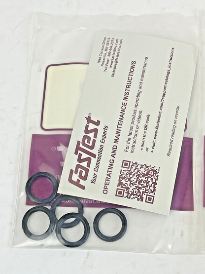 FasTest *LOT OF 7* BULK SEAL KIT- S1208B70 O-RING REPLACEMENT (5 INCL IN KIT +2)4