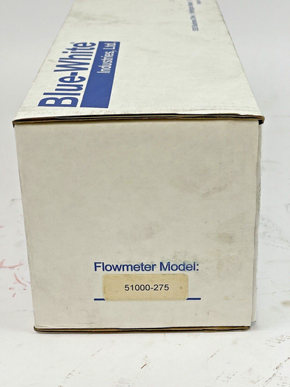 BLUE-WHITE - F-451 SERIES 1-1/2" .5-6 GPM - PTFE FLOAT, SS ROD, AND VITON O-RING2