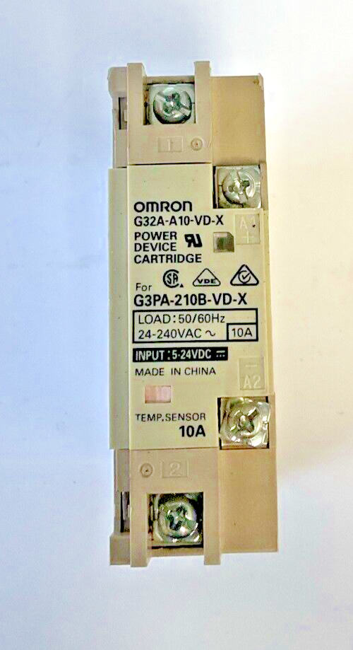OMRON G3PA-210B-VD-X POWER DEVICE CARTRIDGE 240VAC 50/60HZ 10A0