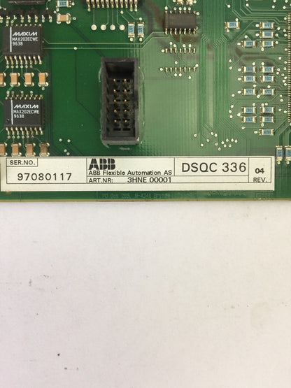 ABB DSQC 336 3HNE 00001 ETHERNET CIRCUIT BOARD PCB VER.41