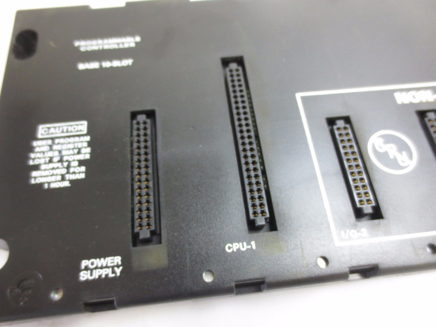 GE FANUC IC693CHS391N 10-SLOT BASE - EMI ENHANCED - CPU, POWER SUPPLY SLOTS2