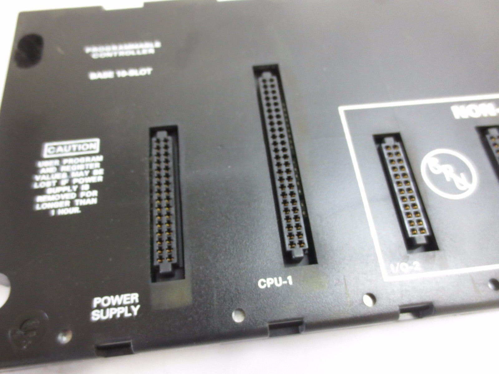 GE FANUC IC693CHS391N 10-SLOT BASE - EMI ENHANCED - CPU, POWER SUPPLY SLOTS2