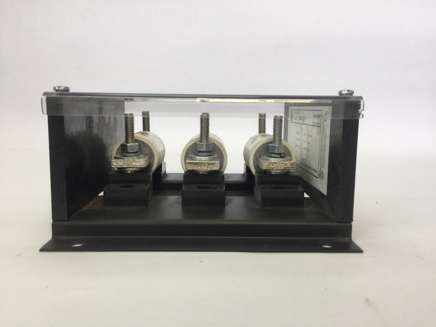 UNICO 109339 ECL 1 FUSE BLOCK 225-600A WITH 3 FWH-300A FUSES 300A 500V AC/DC5