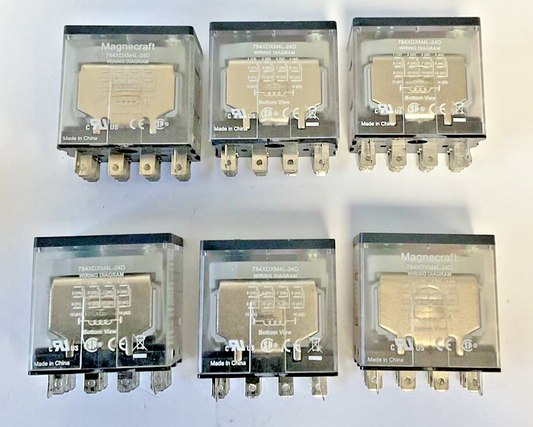 MAGNECRAFT 784XDXM4L-24D RELAY 277VAC 28VDC ***LOTOF6**0