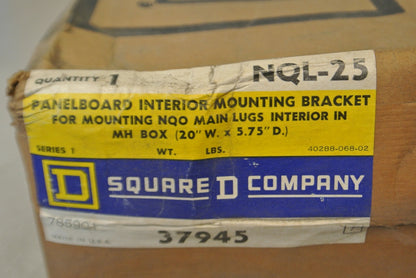 SQUARE D NQL-25 PANELBOARD INTERIOR MOUNTING BRACKET / NEW SURPLUS1