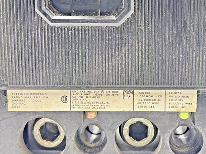 SIEMENS - ITE - QJ3-B150 - CIRCUIT BREAKER - 150A, 240 VAC, 3 POLE2