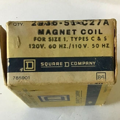 SQUARE D 2936-S1-C27A MAGNET COIL 120V60HZ/110V50HZ ***LOTOF2***2