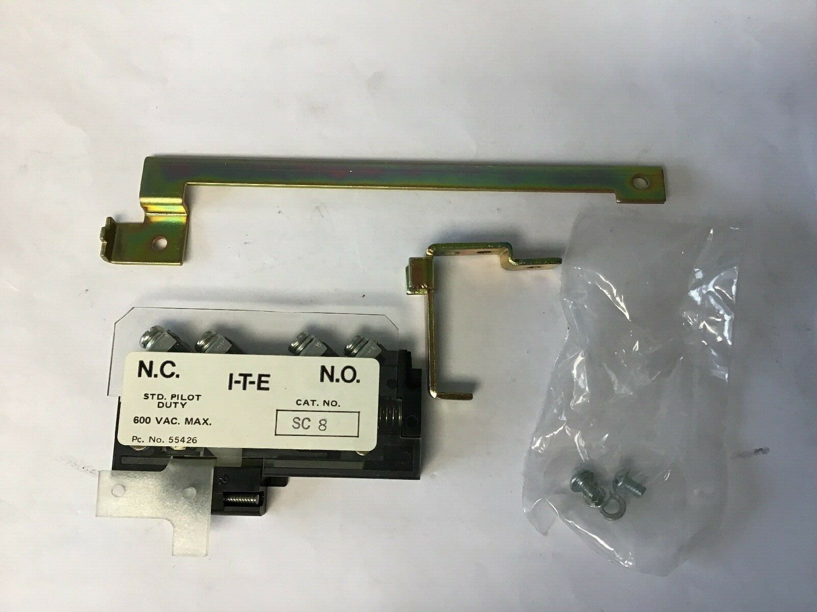 ITE SC8 AUXILIARY CONTACT KIT STD. PILOT DUTY 600VAC 0