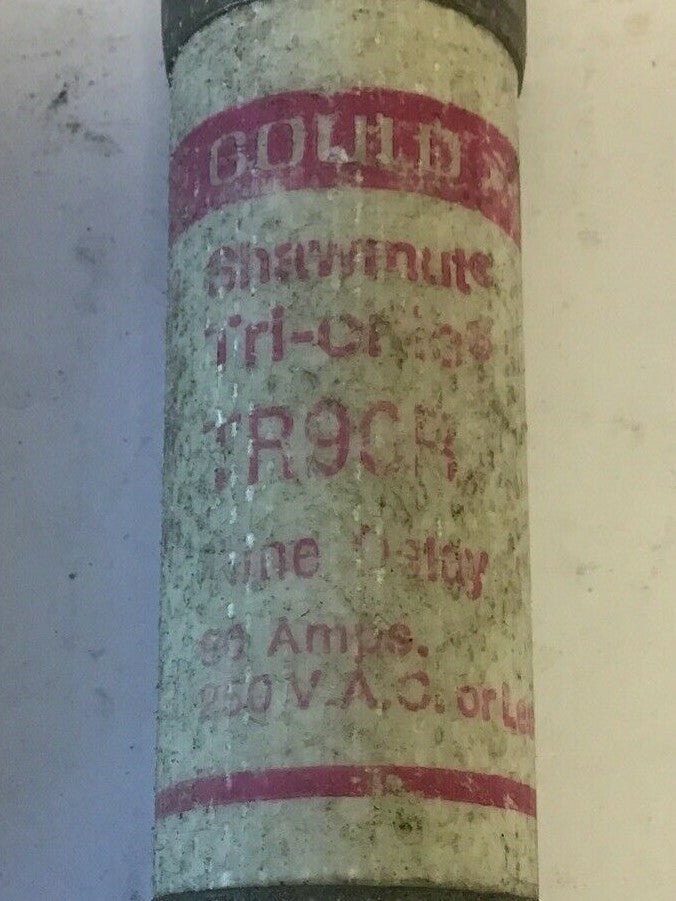 GOULD SHAWMUT TR90R TRI-ONIC 90A FUSE 250VAC DUAL ELEMENT TIME DELAY***LOTOF5***2
