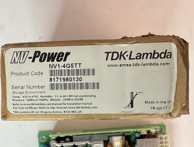 TDK-LAMBDA NV1-4G5TT POWER SUPPLY1