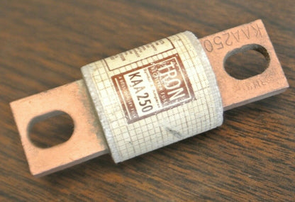 LOT of 10 / BUSSMANN / TRON KAA250 RECTIFIER FUSE / 250A / 130V / NEW SURPLUS1