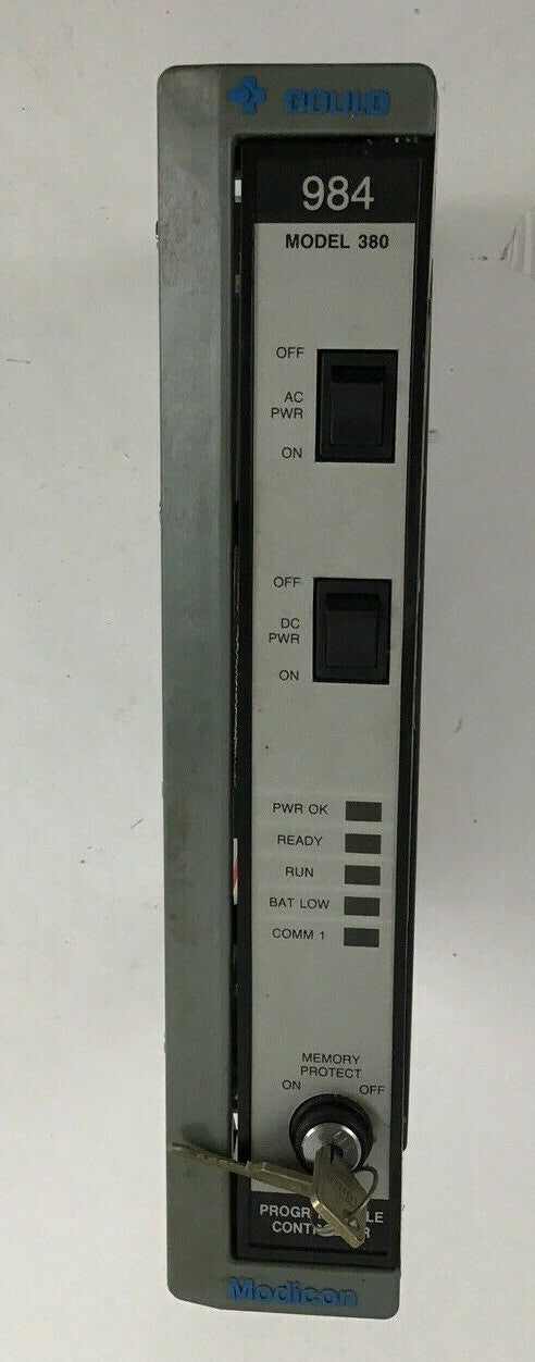 GOULD 984 MODEL 380 PROGRAMMABLE CONTROLLER PC-0984-380 REV.K 220V 50/60HZ 7