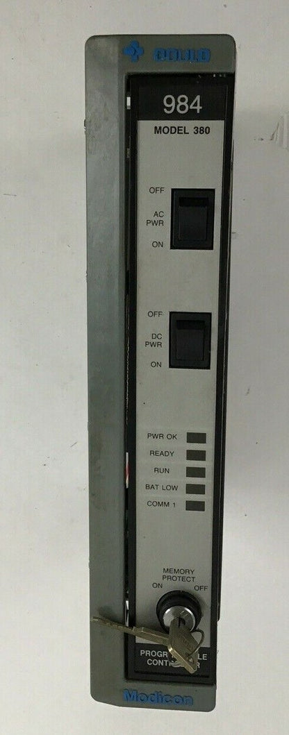 GOULD 984 MODEL 380 PROGRAMMABLE CONTROLLER PC-0984-380 REV.K 220V 50/60HZ 7