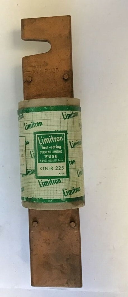 LIMITRON KTN-R 225 FAST ACTING FUSE 225AMP 250VAC CLASS R0