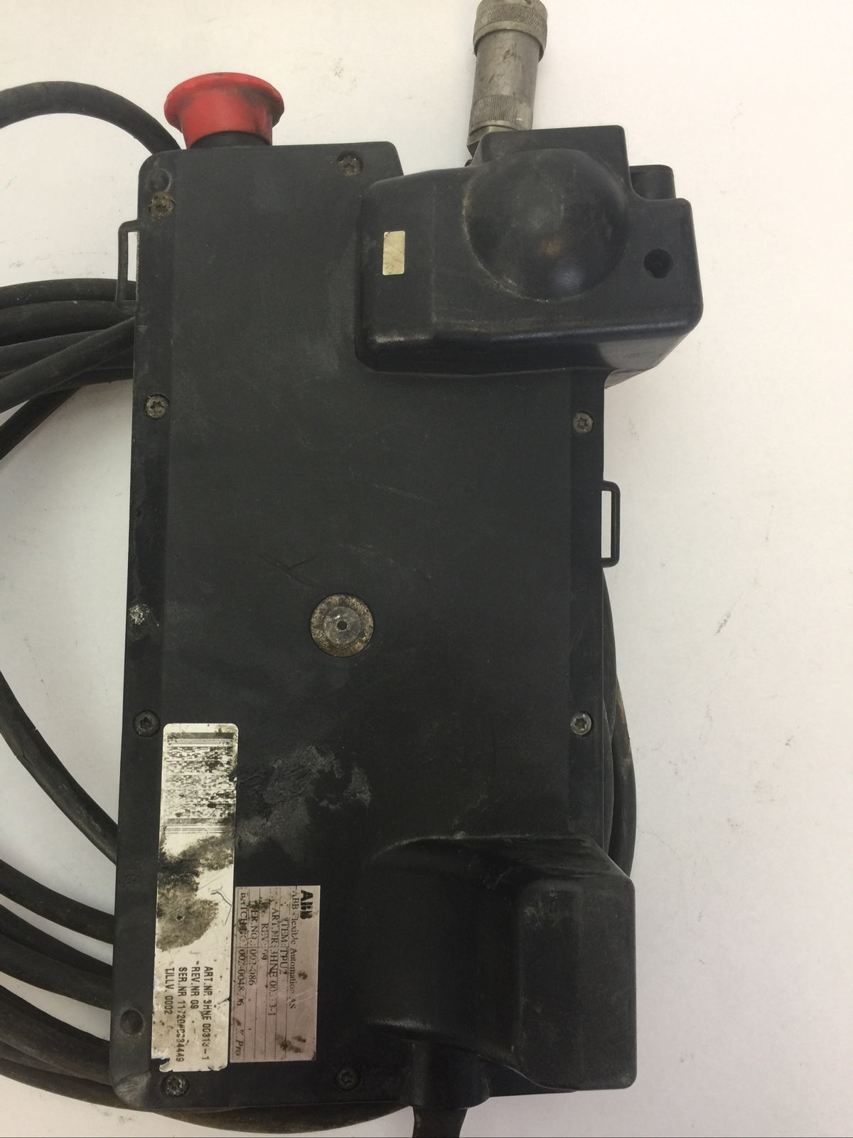 ABB FLEXIBLE AUTOMATION AS TPU2 ART.NR 3HNE 00313-1 REV 09 TEACH PENDANT 7