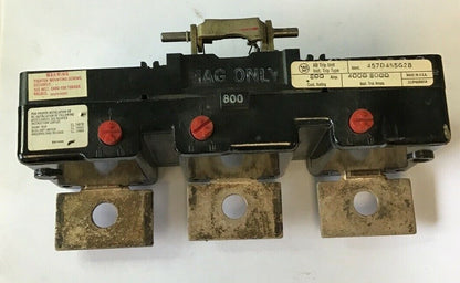 WESTINGHOUSE AB TRIP UNIT 457D455G28 800A 0