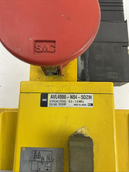 SMC AVL4000-N04-5DZM PNEUMATIC SOFT START VALVE 0.2-1.0MPa1