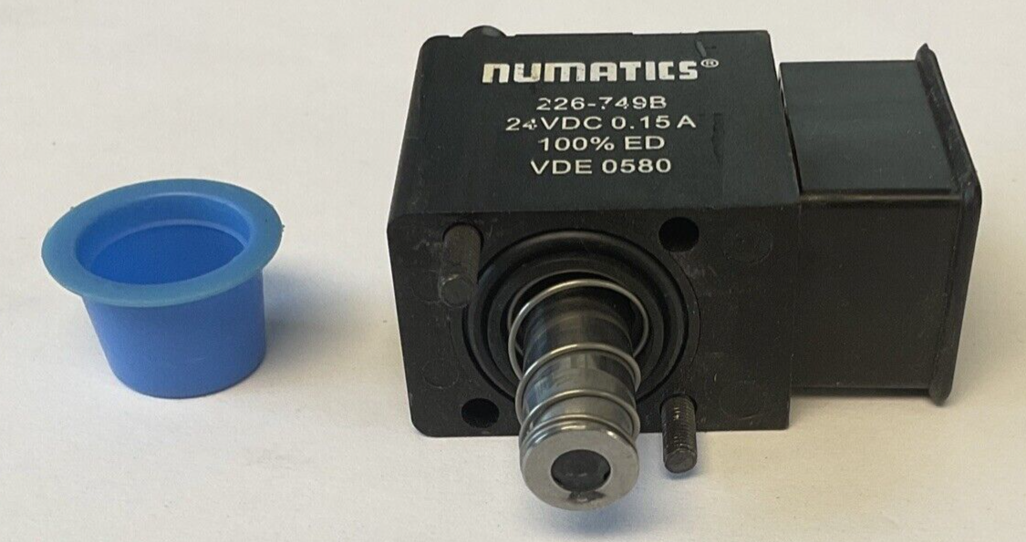 NUMATICS 226-749B SOLENOID COIL 24VDC 0.15A2