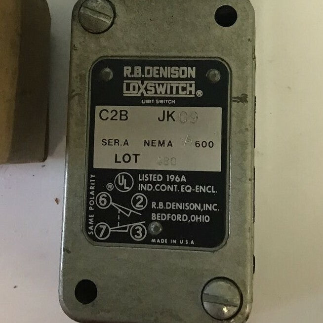 GOULD C2B JK09 LIMIT SWITCH SERIES A NEMA A600 3