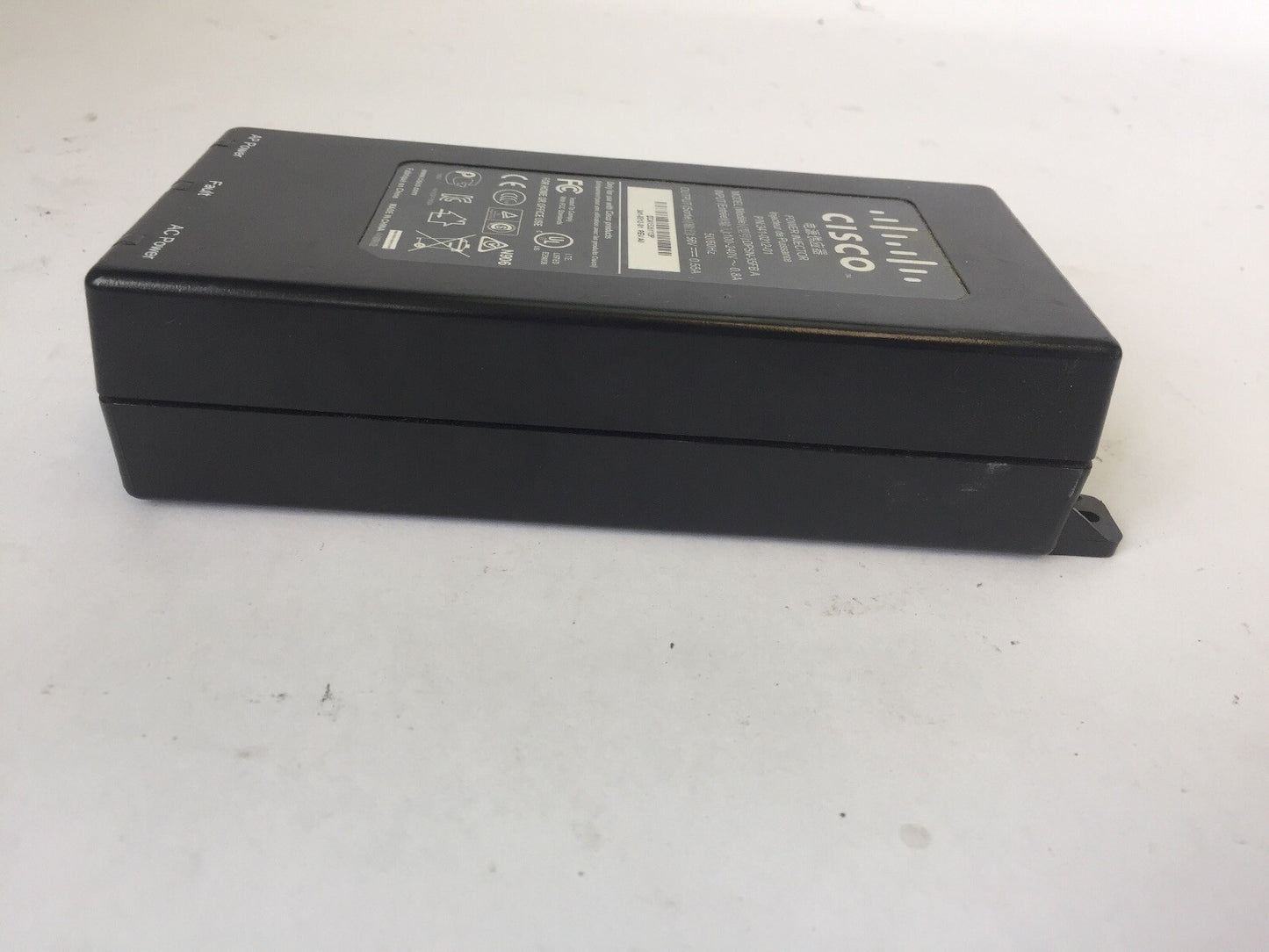 CISCO DPSN-35FBA POWER INJECTOR INPUT 100-240VAC 0.8A OUTPUT 56VDC 0.55A 5