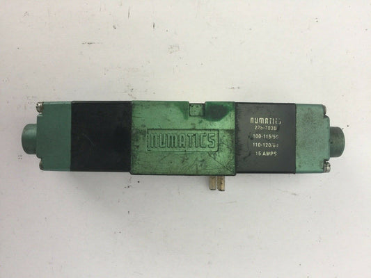 NUMATICS 228-703B SOLENOID VALVE 100-115/50 110-120/60 0.15AMP0