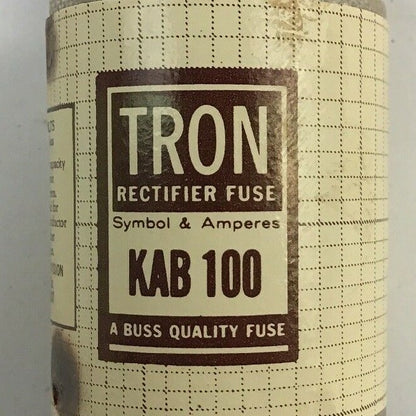 TRON KAB 100 RECTIFIER FUSE 250VAC ****LOTOF10**** 5