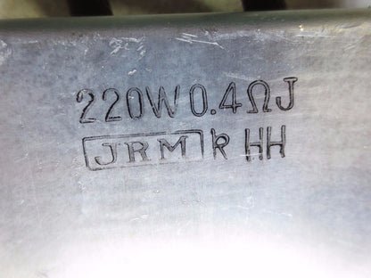 JRM JAPAN RESISTOR Mfg. 220W, 0.4 Ω J - 0.4 OHM - RESISTOR1