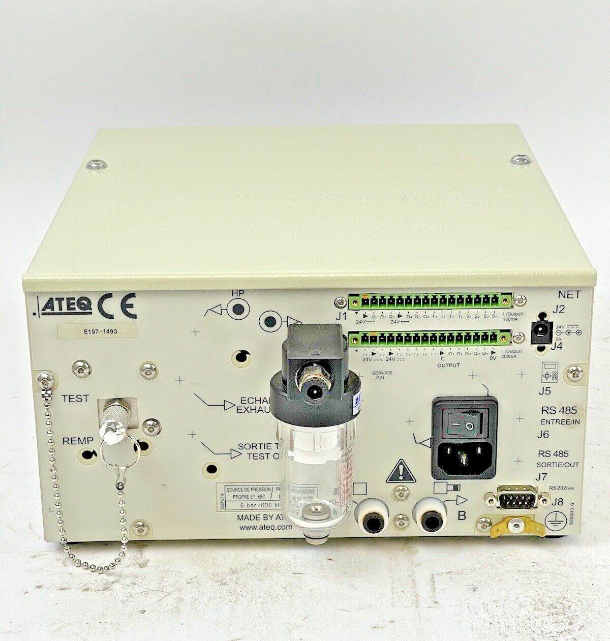 ATEQ - PREMIER G  – 9530118G - COMPACT LEAK DETECTOR/ CONTINUOUS FLOW DETECTOR6