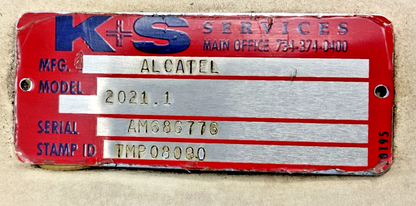 ALCATEL/ LEROY SOMER 2021.1 VACUUM PUMP AM686776 100-120VAC1