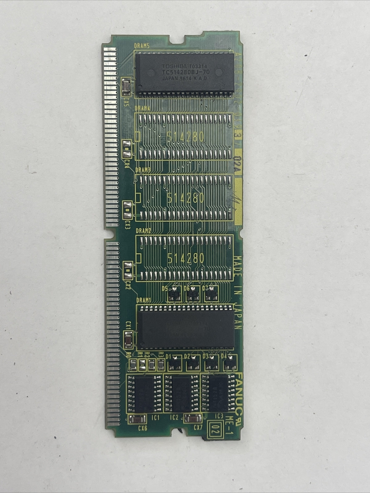 FANUC A20B-2902-0193/02A DRAM MODULE CIRCUIT BOARD0