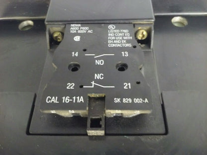 ABB EH450 CONTACTOR,  600V, 3PH, 525A, 400H.P., 3P, 355KW, EH, USED9