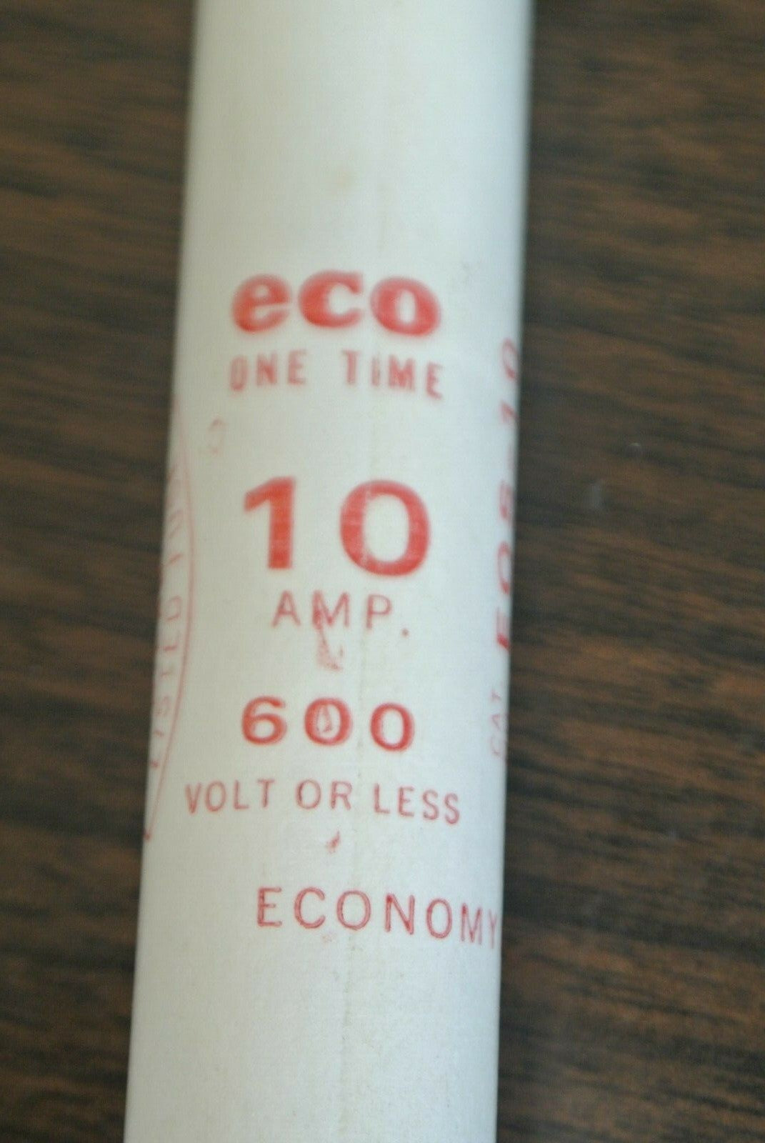 LOT of 9 / ECO / ECONOMY EOS10 ONE-TIME FUSE / 10A / 600V NEW SURPLUS3