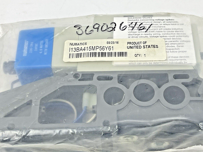 NUMATICS - I13BA415MP56Y61 - ASCO - SOLENOID VALVE - 24 VDC - 4 WATTS W/ BRIDGE1