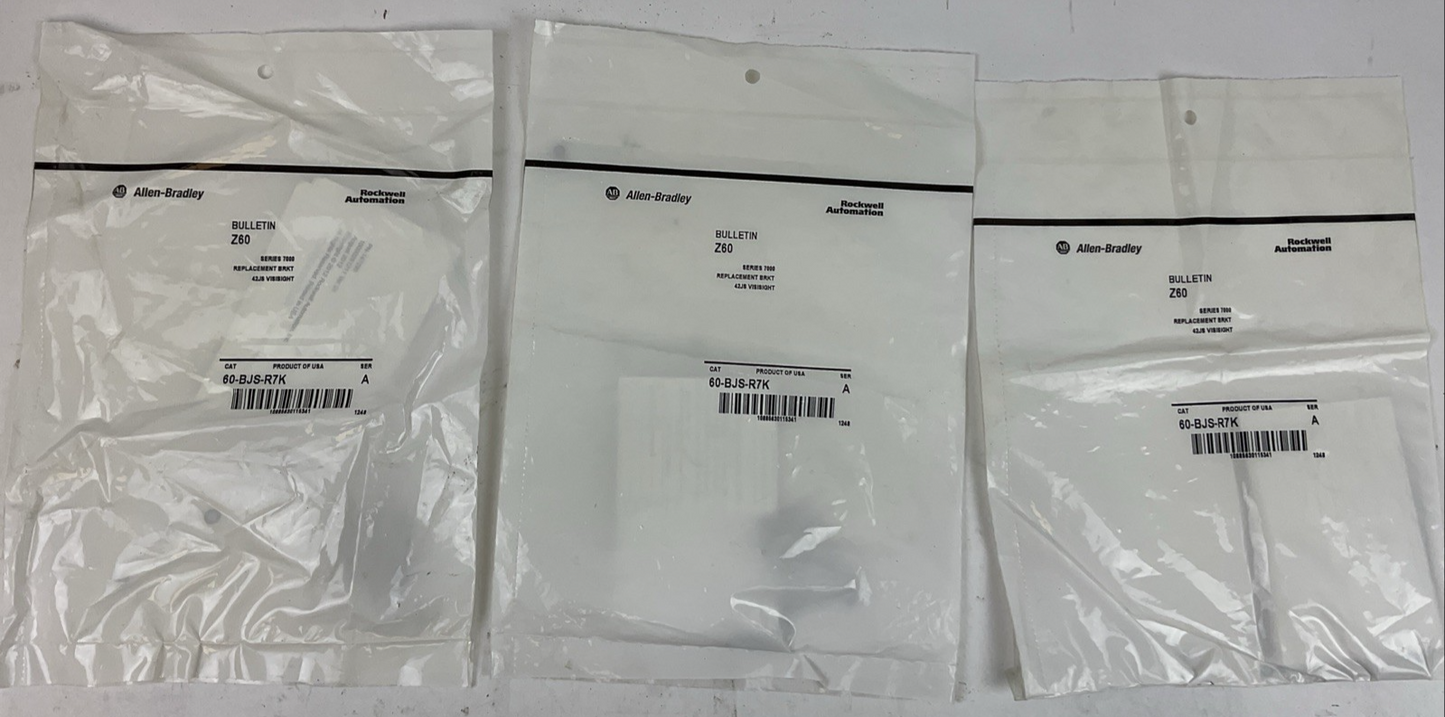ALLEN BRADLEY 60-BJS-R7K SER A SERIES 7000 REPLACEMENT BRKT 42JS (LOT OF 3)0