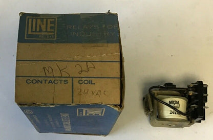 SINGER LINE ELECTRIC MK2A RELAY 24VAC ***LOTOF2***0