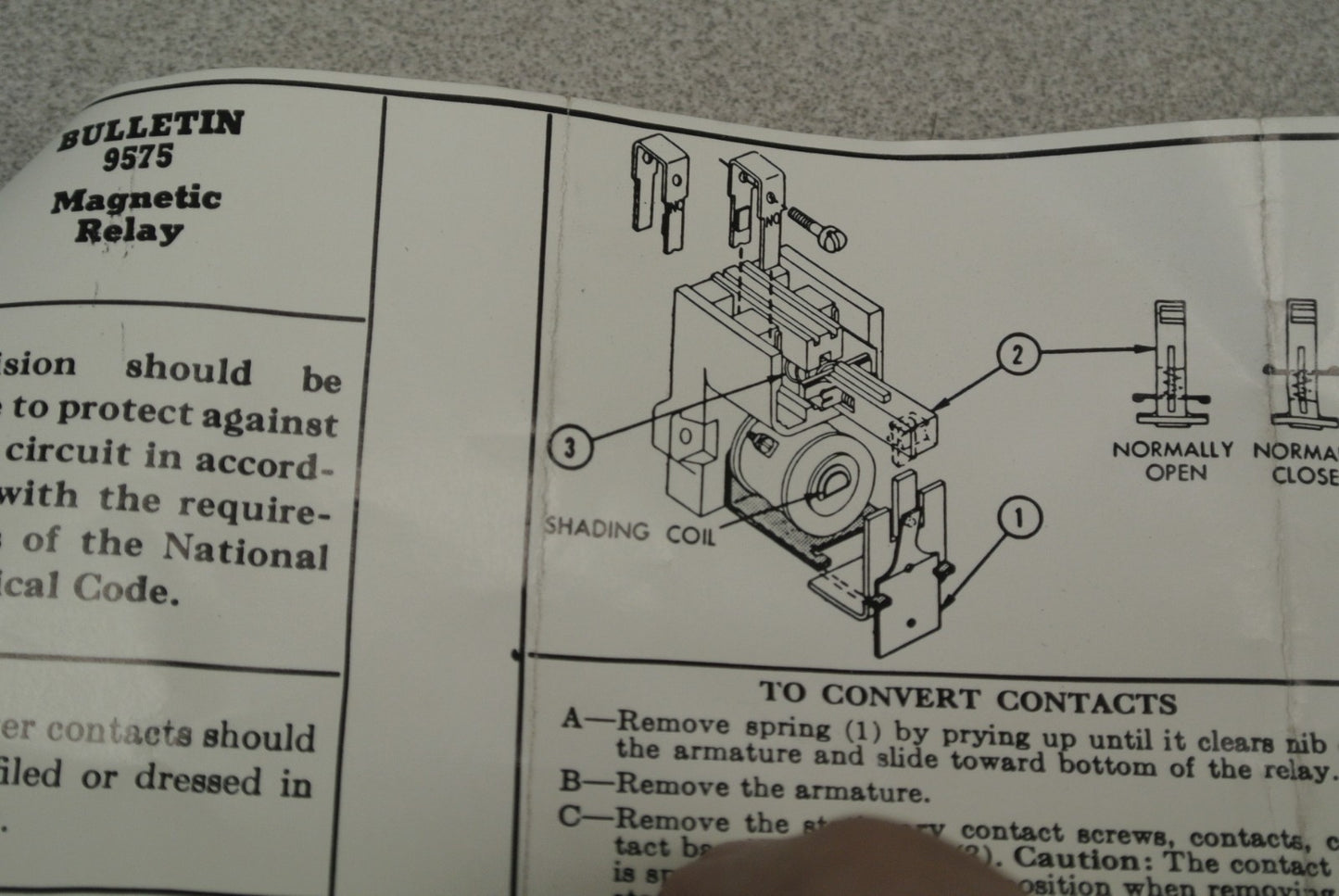 CUTLER-HAMMER 9575H2521-110 TYPE AA RELAY 48VDC 2 N.O. / 9675H2521A NEW SURPLUS6