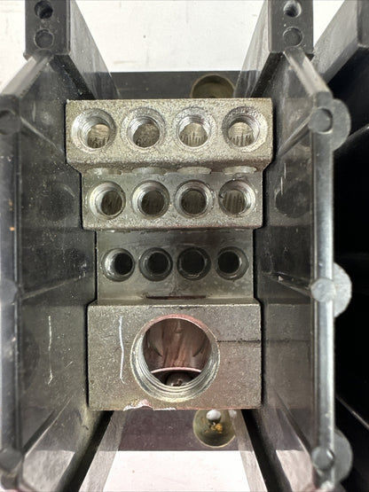 BUSSMANN PDB370-3 POWER DISTRIBUTION BLOCK 3POLE 600V 310A8