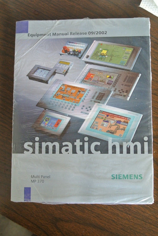 SIEMENS 6AV6591-1DB10-2AB0 MP370 MANUAL 12" AND 15" (V6.0) ENGLISH0