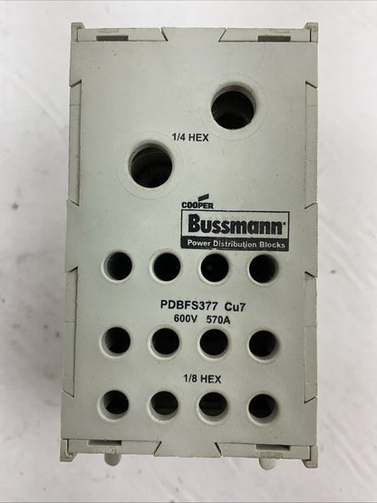 BUSSMANN PDBFS377 POWER DISTRIBUTION BLOCK 600V 570A0