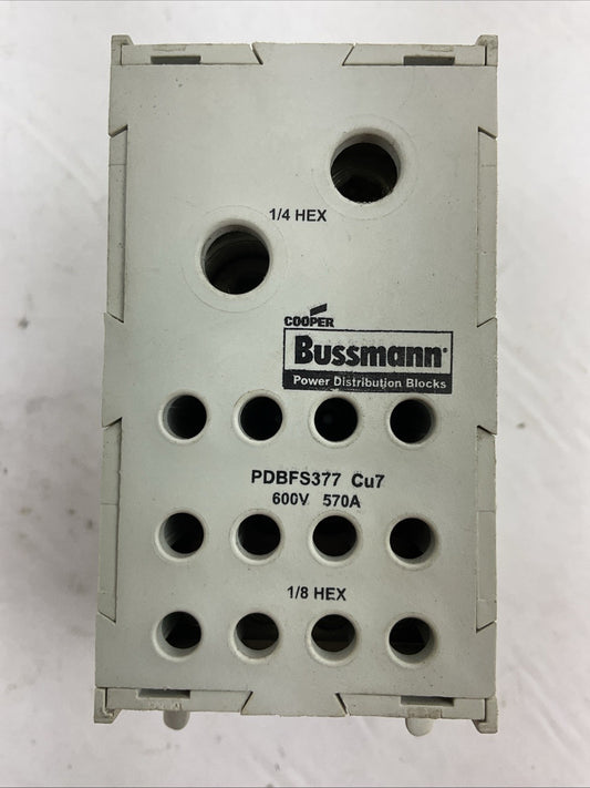 BUSSMANN PDBFS377 POWER DISTRIBUTION BLOCK 600V 570A0