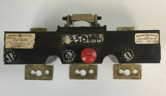 GE TJK436T350 TRIP UNIT 350 AMP 3 POLE MAG TRIP ADJ 1050-3500A0