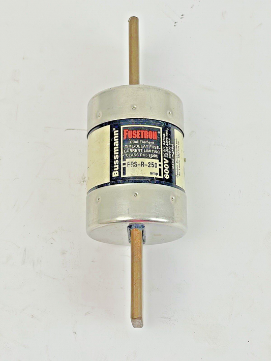 BUSSMANN  FRS-R-250 FUSETRON DUAL ELEMENT  TIME-DELAY CURRENT LIMIT  600V0