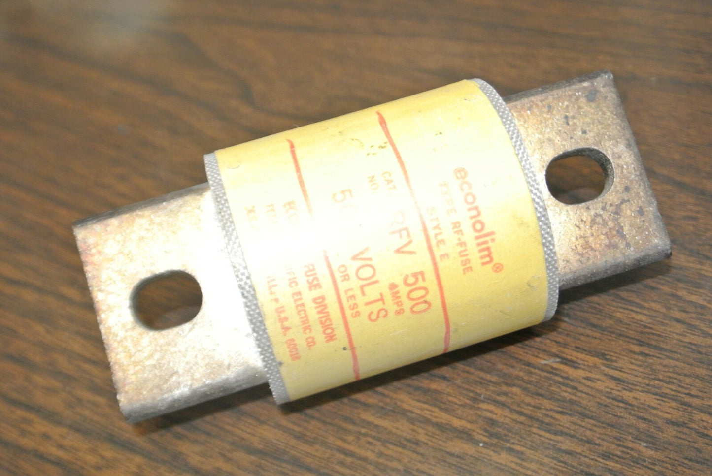 ECONOMY RFV500 RECTIFIER / SEMICONDUCTOR FUSE / 500A / 500V / NEW SURPLUS2