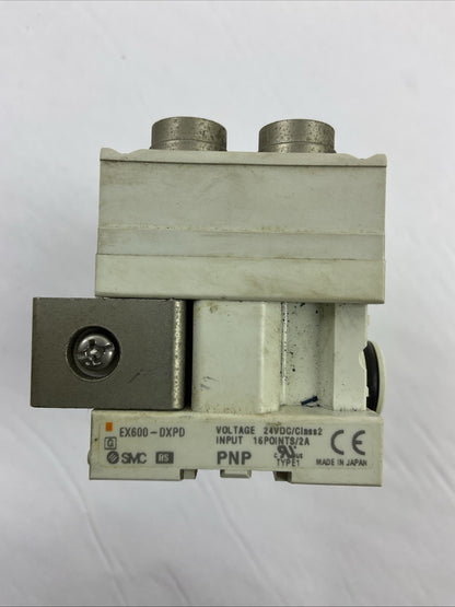 SMC EX600-DXPD 24VDC CLASS 2 DIGITAL INPUT MODULE 16 POINTS 2A1