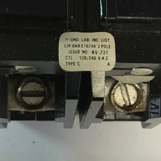 SYLVANIA/CHALLENGER  C260 CIRCUIT BREAKER 120/240VAC TYPEC 2POLE ***LOTOF3***2